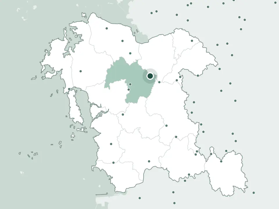 충청남도 예산군 화산추모공원(봉안) 위치 지도