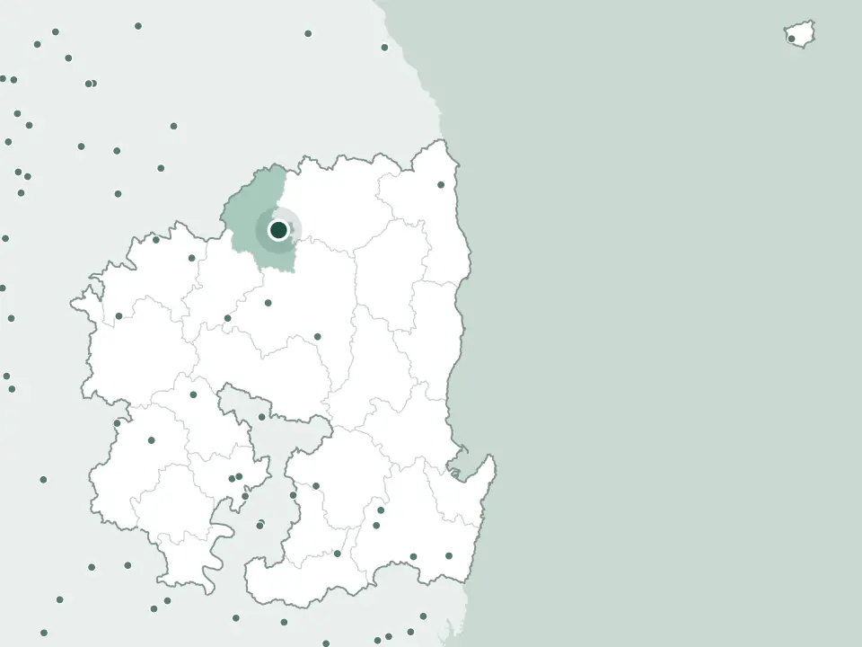 경상북도 영주시 영봉추모공원 위치 지도