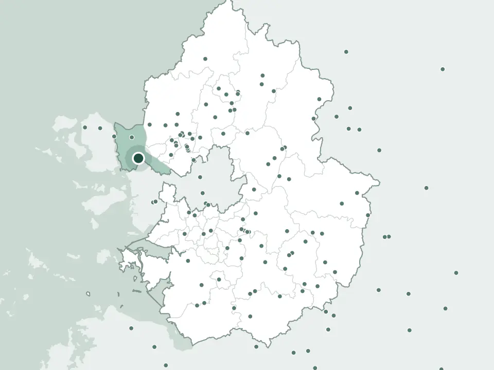 경기도 김포시 무지개 뜨는 언덕 위치 지도