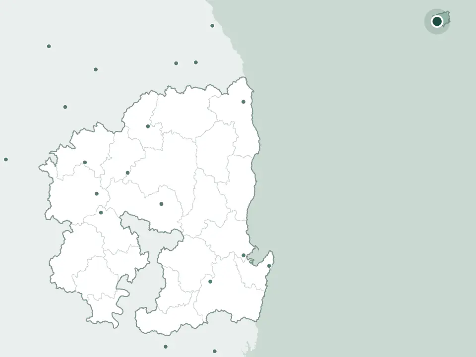 경상북도 울릉군 울릉하늘섬공원 위치 지도