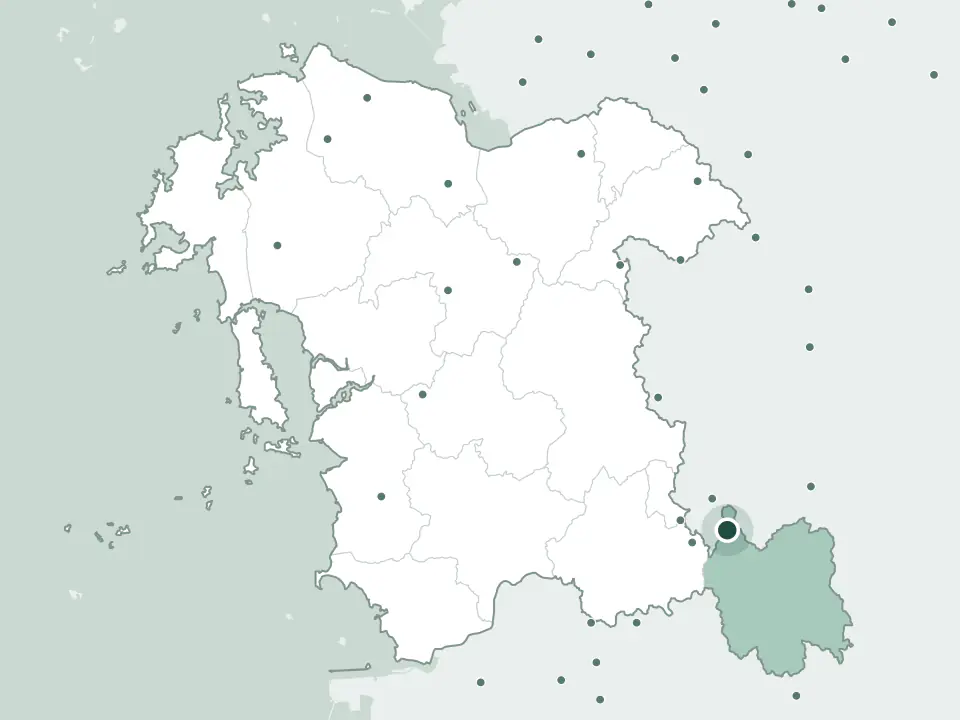 충청남도 금산군 평화공원 위치 지도