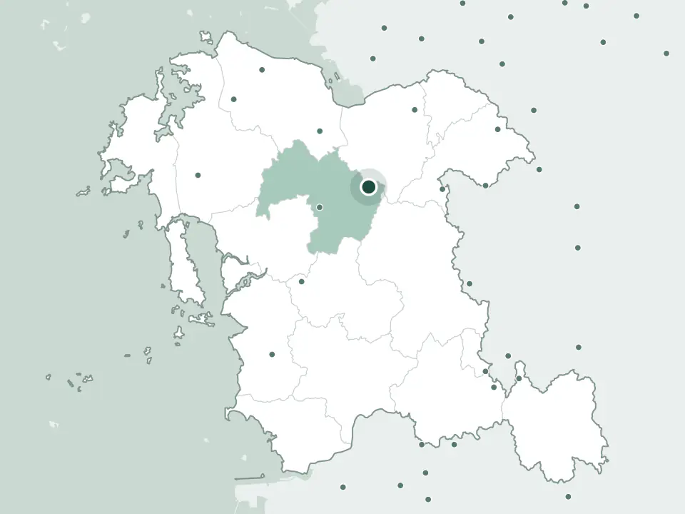 충청남도 예산군 화산추모공원(묘지) 위치 지도