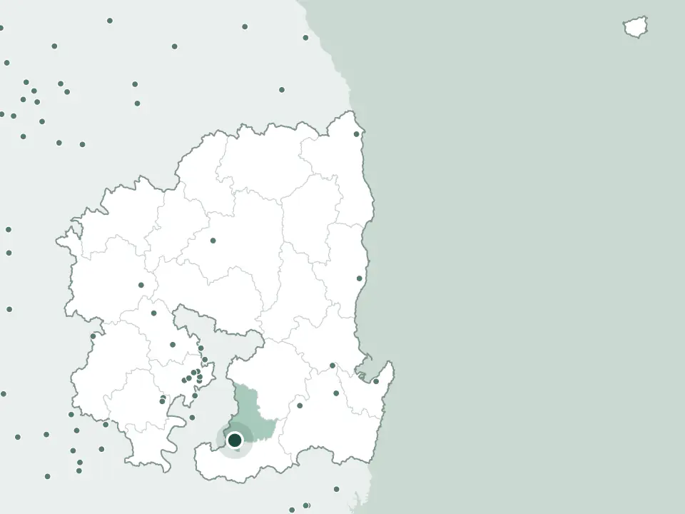경상북도 경산시 경맥백합공원 위치 지도