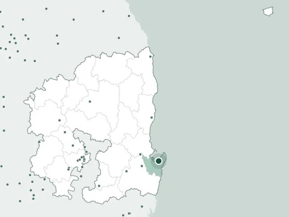 경상북도 포항시 남구 동산공원묘원 위치 지도