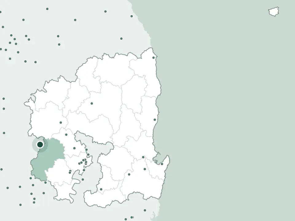경상북도 김천시 금릉공원묘원 위치 지도