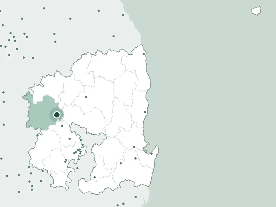 경상북도 상주시 상주시공설묘지(만장) 위치 지도
