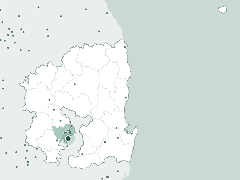 경상북도 칠곡군 현대공원1묘원 위치 지도