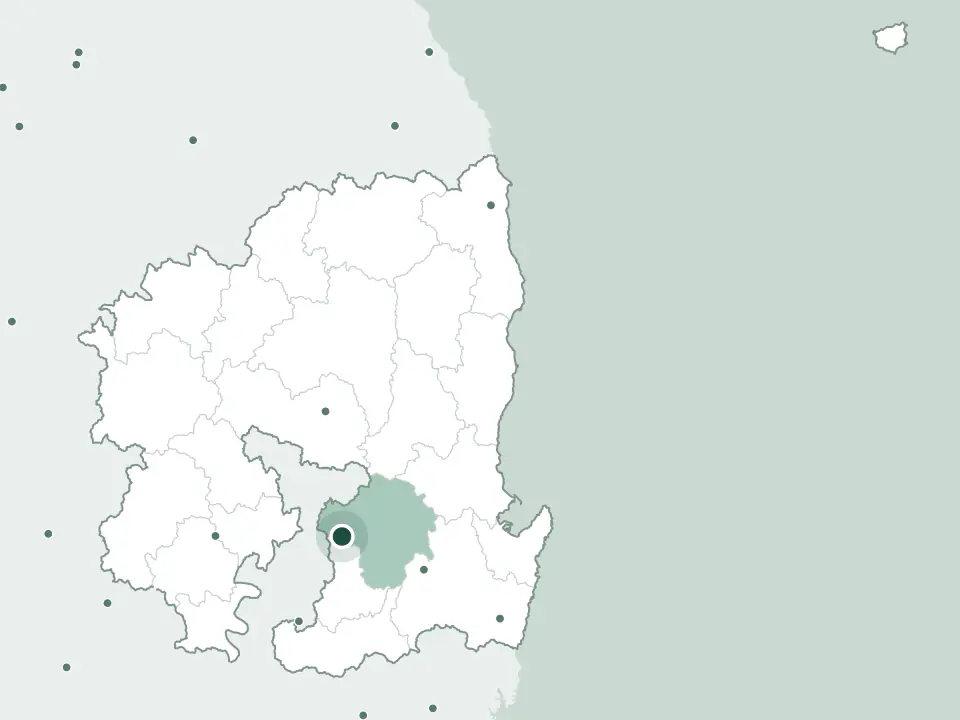 경상북도 영천시 은해사 자연장지 위치 지도